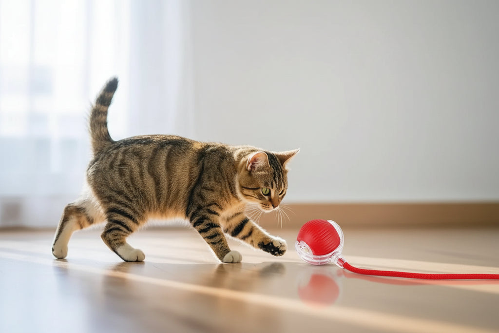  - Balle Connectée Rechargeable Pour Chat Et Chien 