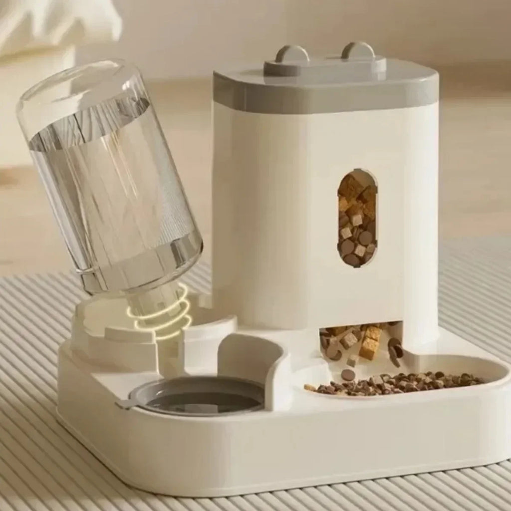  - Distributeur Automatique 2 en 1 nourriture Et Eau 
