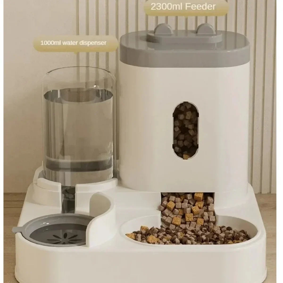  - Distributeur Automatique 2 en 1 nourriture Et Eau 